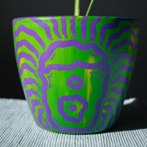 Monstera Waves Pot (Small)
