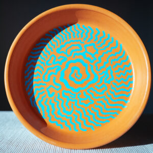 Blue Waves Plate (Big)
